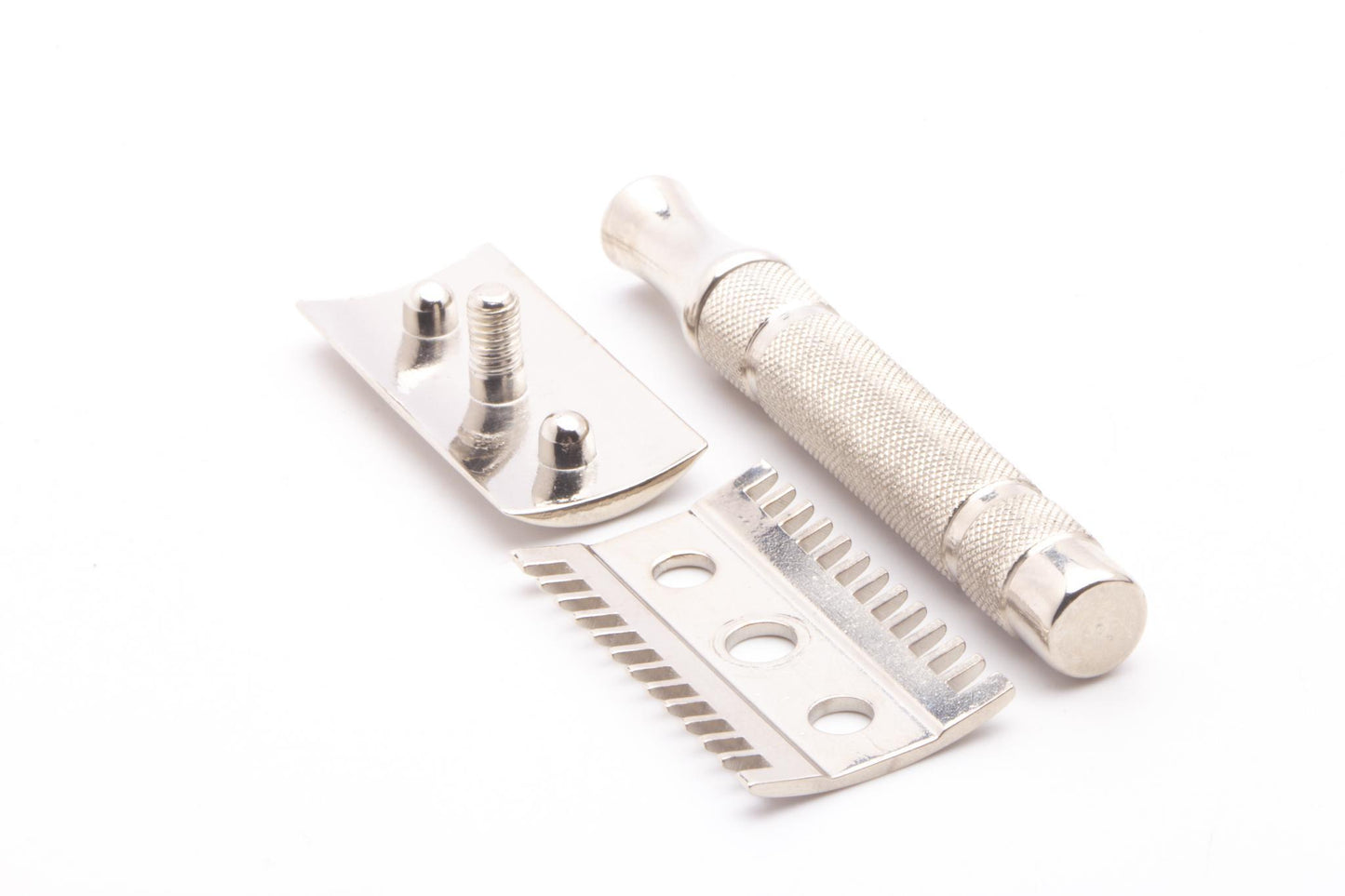 Unbranded Open Comb Double Edge Safety Razor | Factory Nickel Revamp