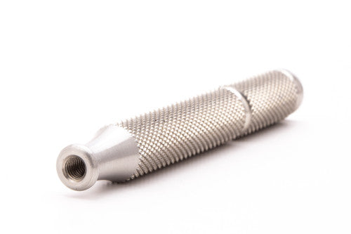 Universal Heavy Knurled Double Edged Razor Handle - Pre-owned