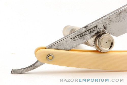 5/8" Myer H.M. Christensen Straight Razor | Brockton, MASS. USA