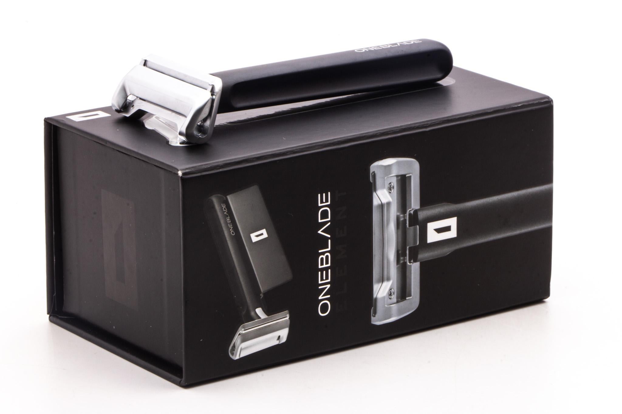 OneBlade| Element Black Pivoting Single Edge Razor With Stand | Pre-ow ...