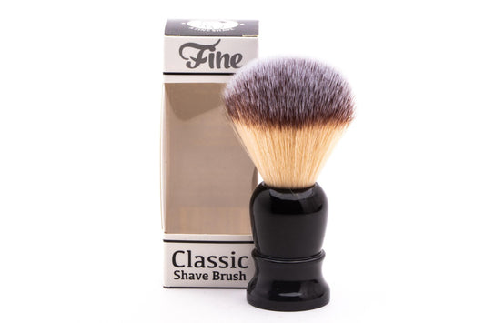 Fine Accoutrements | Classic Angel Hair Black Shave Brush