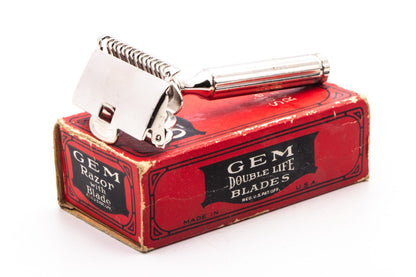 1912 Gem Single Edge Safety Razor Set | Original Condition