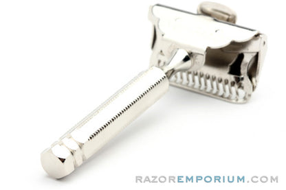 1930's Ever-Ready Single Edge Safety Razor Factory Nickel Revamp