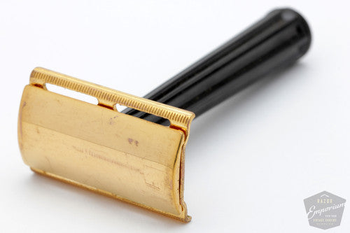 1940's Gillette Post WWII Bakelite Handle Tech DE Razor