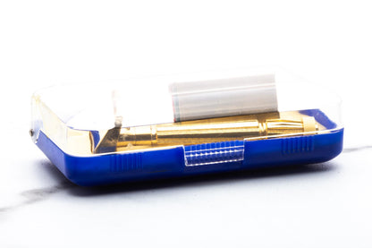 1940's Gem Micromatic Gold "Bullet Tip" Single Edge Safety Razor w/ Case & Blade Bank | Original Condition