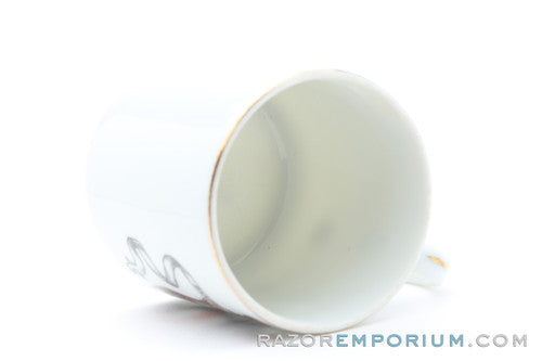 19th Century Barber Pole #4499 Vintage Shaving Mug