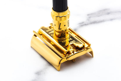 1975 V2 Gillette Adjustable Super 109 Double Edge Safety Razor | 24K Gold Revamp
