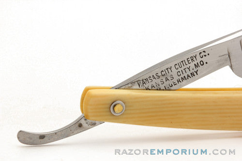 5/8" Best Quality Silver Steel Kansas City Cutlery Co. Straight Razor | Germany