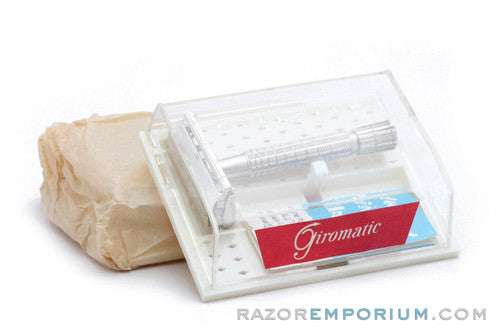1960's Gillette Giromatic Flare Tip Rocket Safety Razor Uncirculated New Old Stock