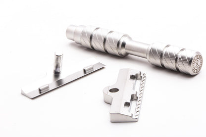 Alpha Shaving Works | Executive Shaving Single Edge Razor With Stand