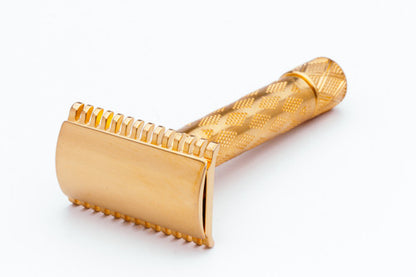 1920's Gillette New Improved Gold Richwood G Safety Razor Set