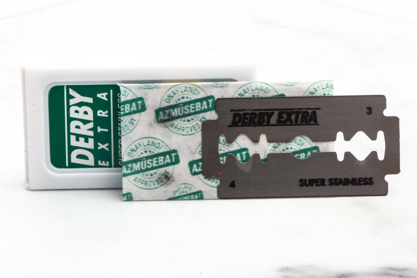 Derby Extra Super Stainless Double Edge (DE) Razor Blades