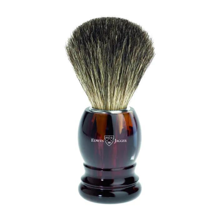 Edwin Jagger | 81P23 Pure Badger Shaving Brush Imitation Tortoiseshell