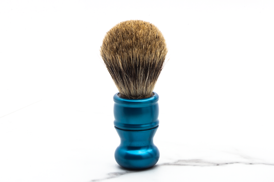Timeless Razor | Blue Adjustable Shaving Brush Handle & Collets 20mm-28mm