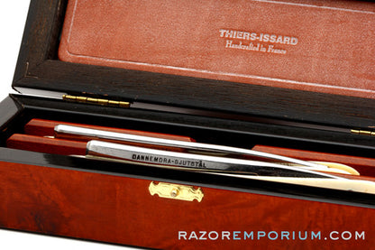 5/8" Johan Engstrom Straight Razor (2) Set w/ Case| Ekilstuna, Sweden