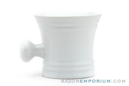 Barbershop Shaving Mug Shave Factory | White