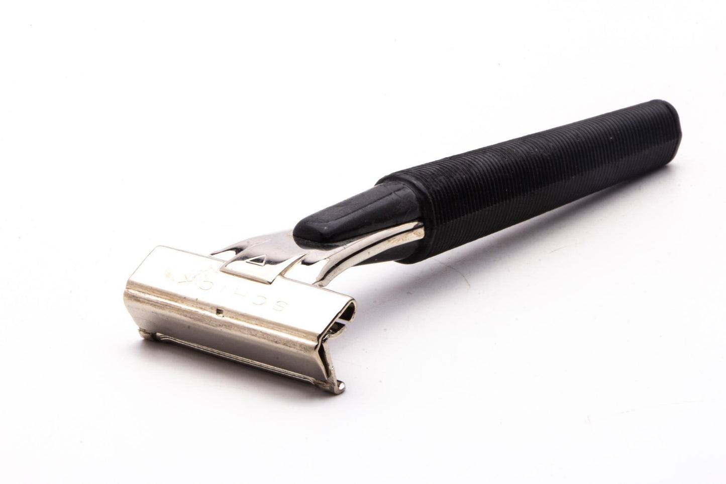 1960s Schick Injector Razor with Black Handle | Original Condition