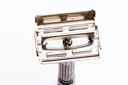 1960 F3 Gillette Fatboy Adjustable Double Edge Safety Razor | Original Condition