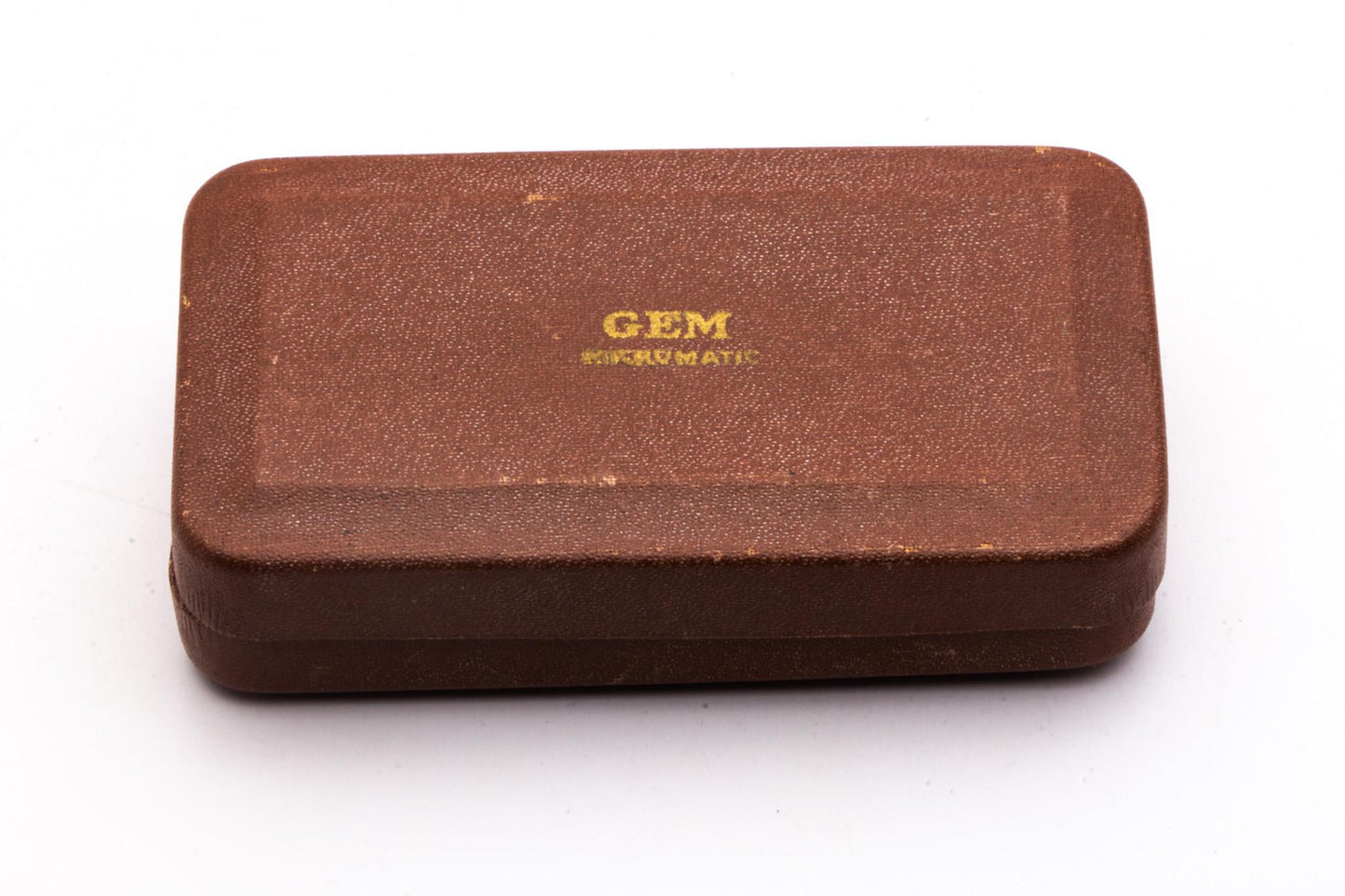 1930s Gem Gold Micromatic Bullet Tip Single Edge Razor Set | Original Condition