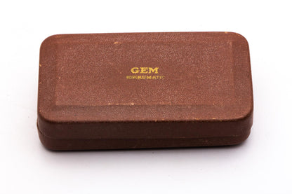 1930s Gem Gold Micromatic Bullet Tip Single Edge Razor Set | Original Condition
