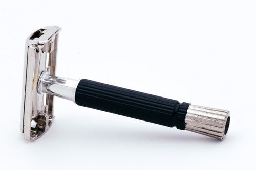 1969 Gillette Black Handle Super Speed DE Safety Razor - O4