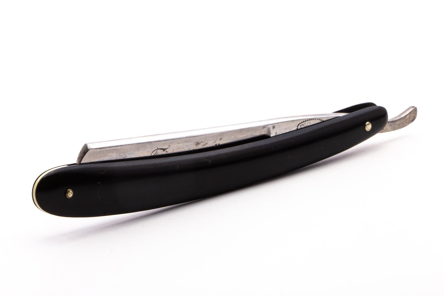 Vintage Figaro Straight Razor with Unique Safety Razor Attachment