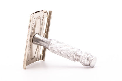 1972 S1 Gillette Ball End Tech Spiral Handle Travel Razor | Original Condition