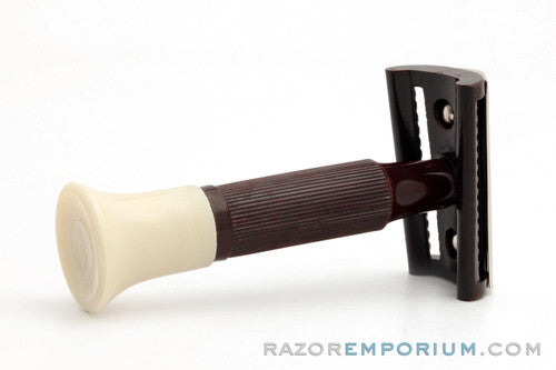 1930's DRGM Slant Double Edge Bakelite Safety Razor