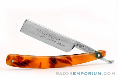 11/16'' H. Diamond 40 Extra Steel Straight Razor |  Japan