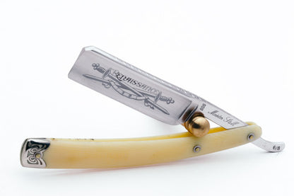 6/8" Renaissance Meister Stoll 806 Spitzenqualität Straight Razor | Solingen, Germany