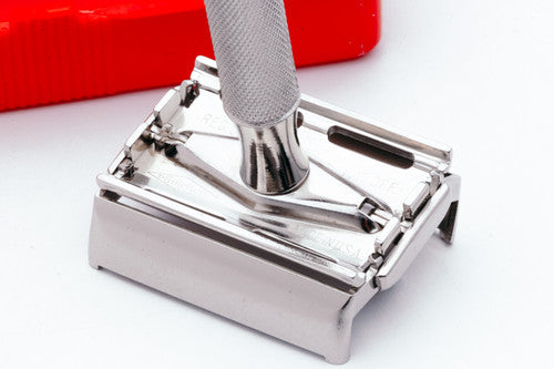 1940's Super Speed Double Edge + Red Case & Blade Dispenser