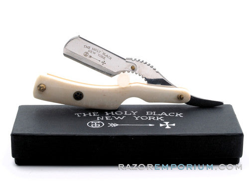 The Holy Black Barbers Straight Razor