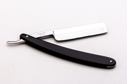 7/8" Filarmonica Doble Temple #14 Straight Razor w/ Black Scales | Spain