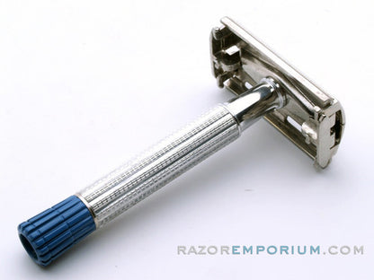 1960's Gillette Blue Tip Light Super Speed Safety Razor - Made in England