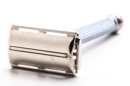 1962 H4 Gillette Blue Star Lady Gillette Double Edge Safety Razor | Original Condition
