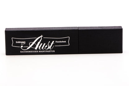 5/8" Ralf Aust Square Point Straight Razor | Horn Scales