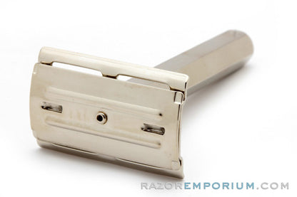 1960s Double Edge Safety Razor Factory Nickel Revamp