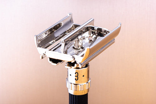 1975 V3 Gillette Super Adjustable 84 Safety Razor | Factory Nickel Revamp