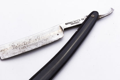 5/8" Cosmo MFG Co Extra Hollow Ground Straight Razor