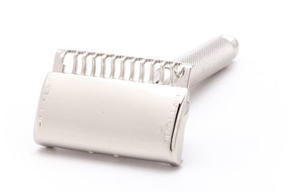 1914 Ever Ready Single Edge Safety Razor | Factory Nickel Revamp