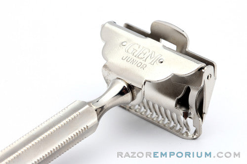 1930's Gem Junior Single Edge Safety Razor | Factory Nickel Revamp