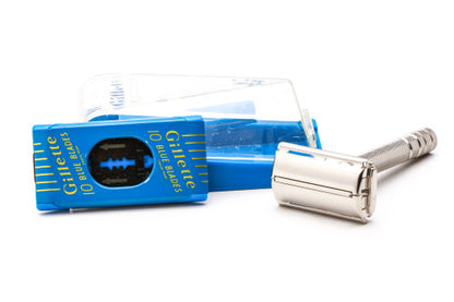 1954 Z4 Gillette TV Special Super Speed Razor Set in Original Blue Case | Original Condition
