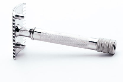 1921 Gillette Single Ring Old Type Safety Razor Rhodium Revamp
