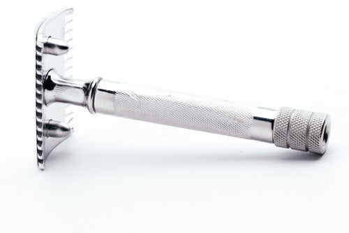 1921 Gillette Single Ring Old Type Safety Razor Rhodium Revamp