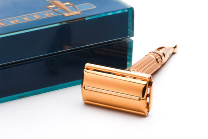 1960 Gillette Toggle Adjustable DE Safety Razor Set with Case & Instructions - F4