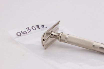 1930s Gillette NEW Short Comb  Safety Razor | Factory Nickel Revamp