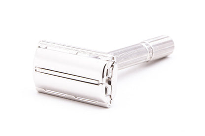 1964 J2 Gillette Slim Adjustable TTO Double Edge Safety Razor| Rhodium Revamp