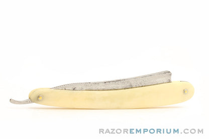 11/16" George Wostenholm & Sons Straight Razor | Bone Scales Sheffield