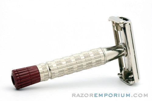 1961 Gillette Red Tip Heavy Super Speed Safety Razor G1