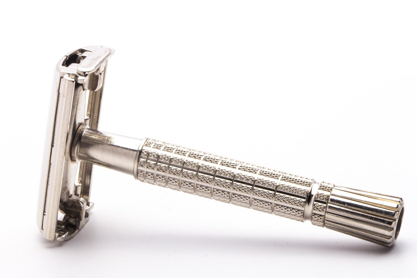 1963 I3 Gillette Flare Tip Super Speed Safety Razor | Factory Nickel Revamp